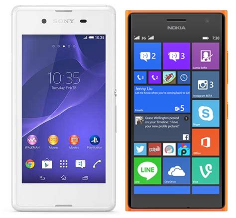 Microsoft Lumia 650 vs Sony Xperia E3 Karşılaştırma